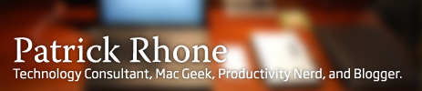 Patrick Rhone Patrick Rhone