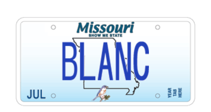 Custom Plates BLANC
