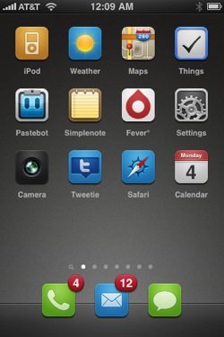 My iPhone Homescreen