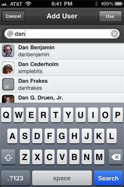 Tweetbot Twitter users lookup pane