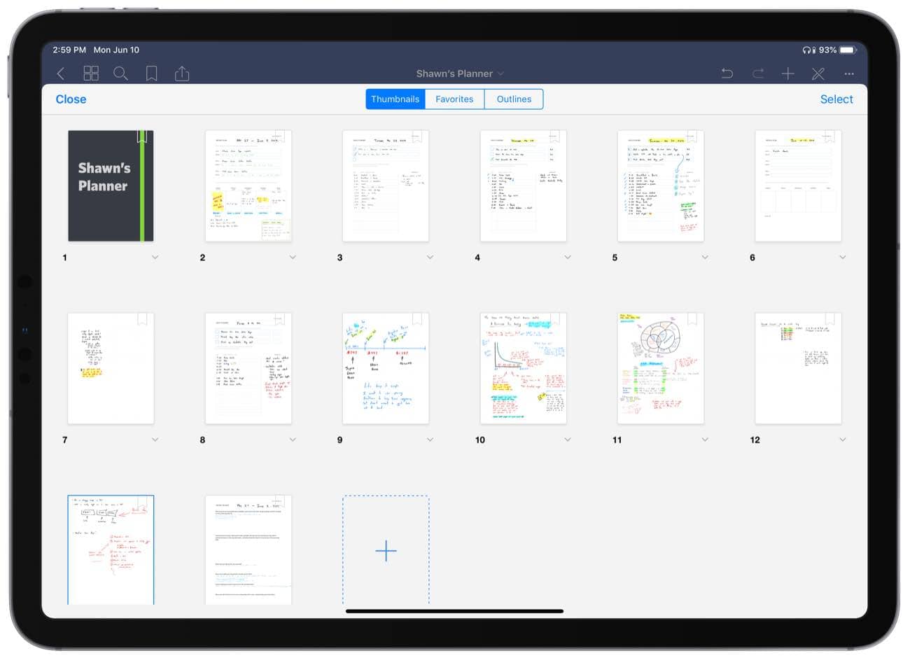 goodnotes app templates