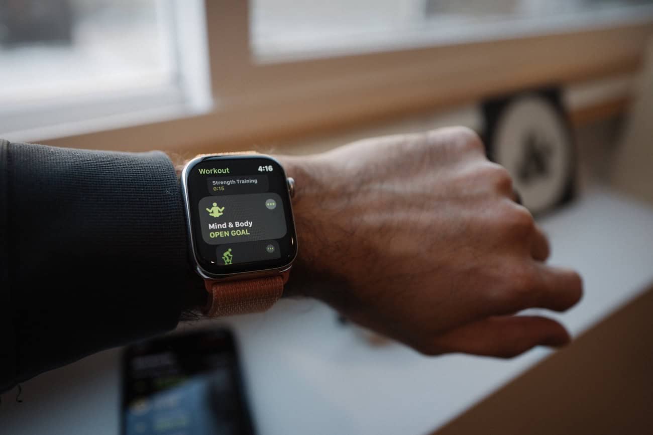 List of workouts on apple online watch