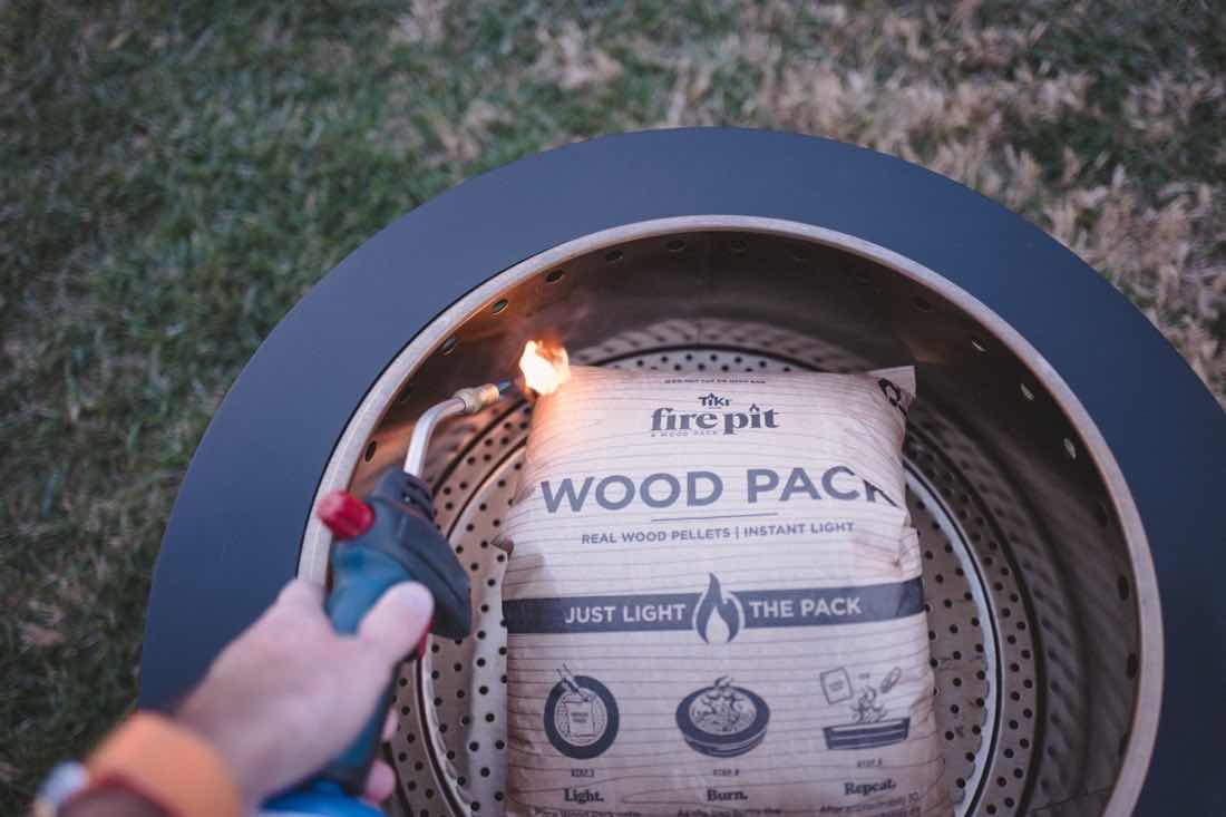 Review The New Tiki Fire Pit Shawn Blanc, How To Burn Wood Pellets In Fire Pit